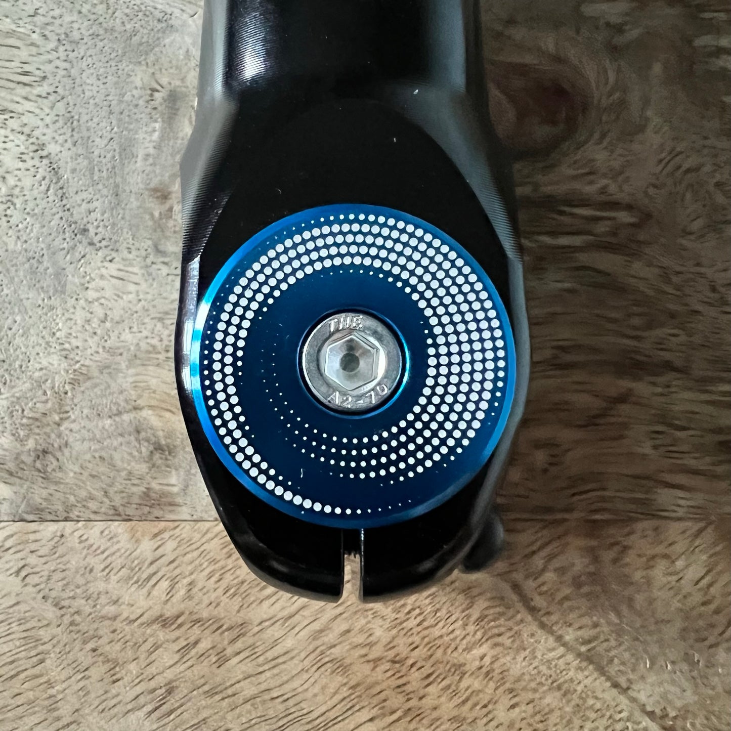 Swirled Dots Aluminum Top Cap