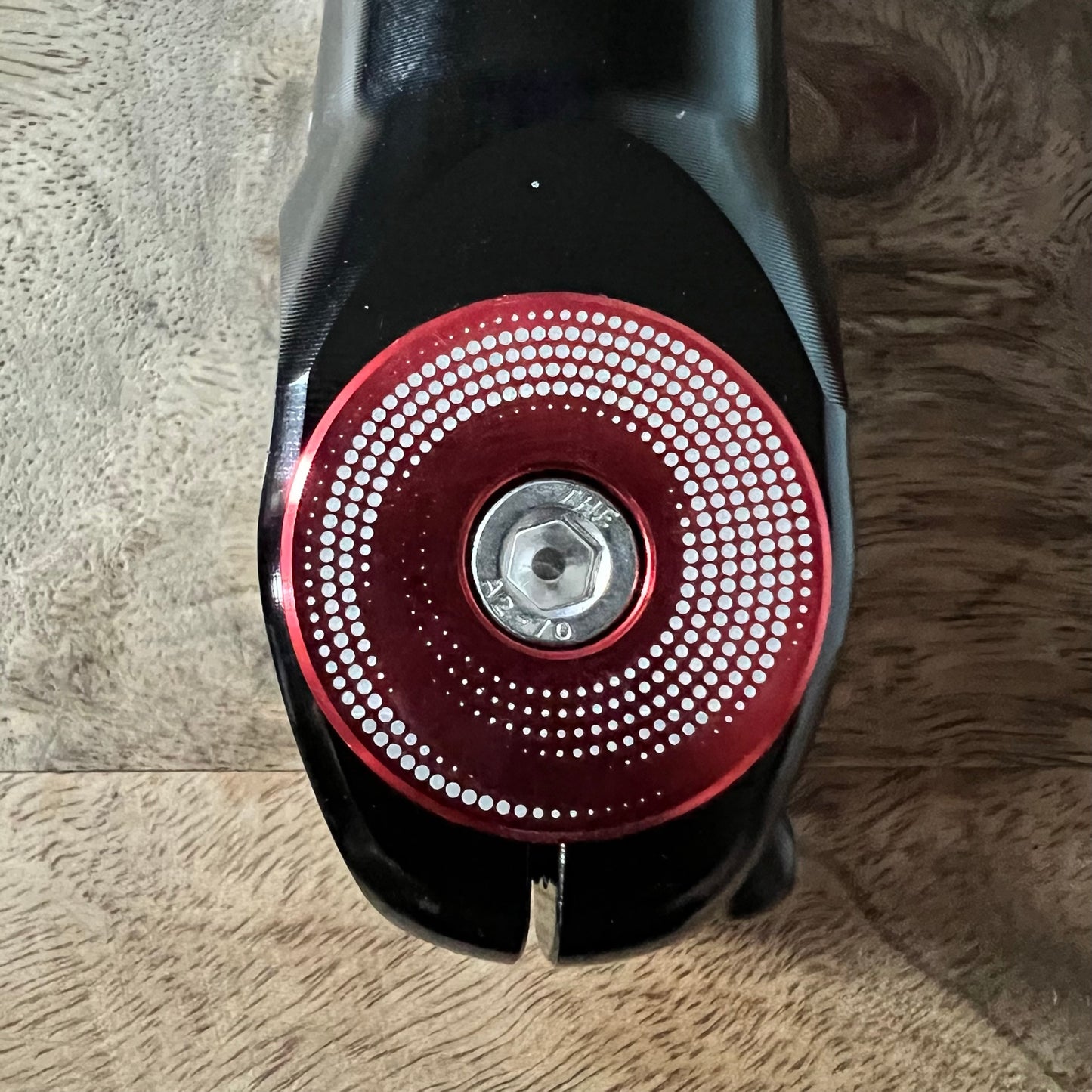 Swirled Dots Aluminum Top Cap