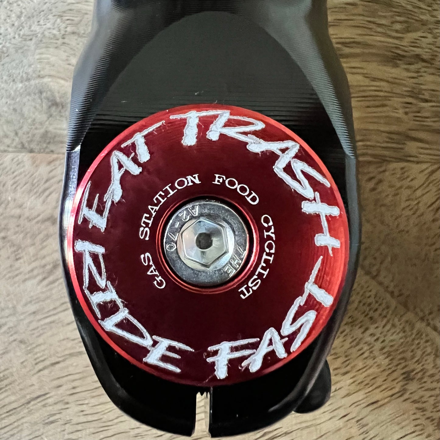Gas Station Food Cyclist - Top Cap